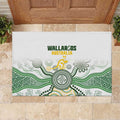 Australia Rugby Rubber Doormat 2025 Wallaroos Indigenous Art - Aussie Hoodie
