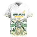 Australia Rugby Custom Rugby Jersey 2025 Wallaroos Indigenous Art - Aussie Hoodie