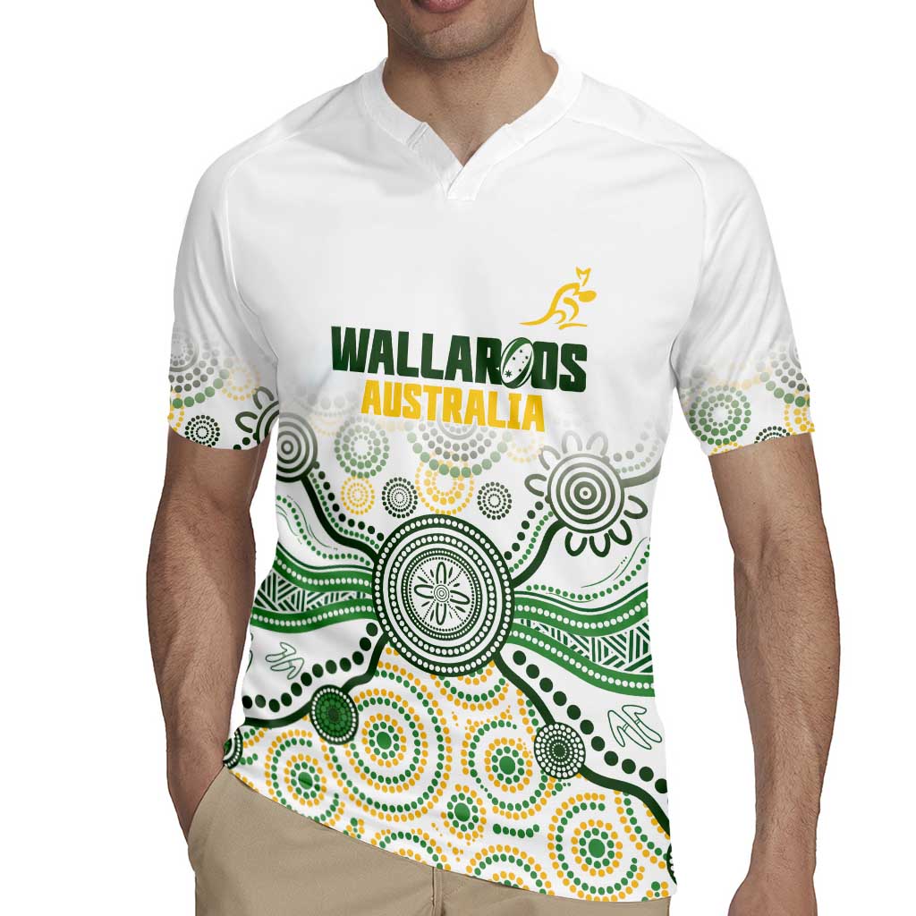 Australia Rugby Custom Rugby Jersey 2025 Wallaroos Indigenous Art - Aussie Hoodie