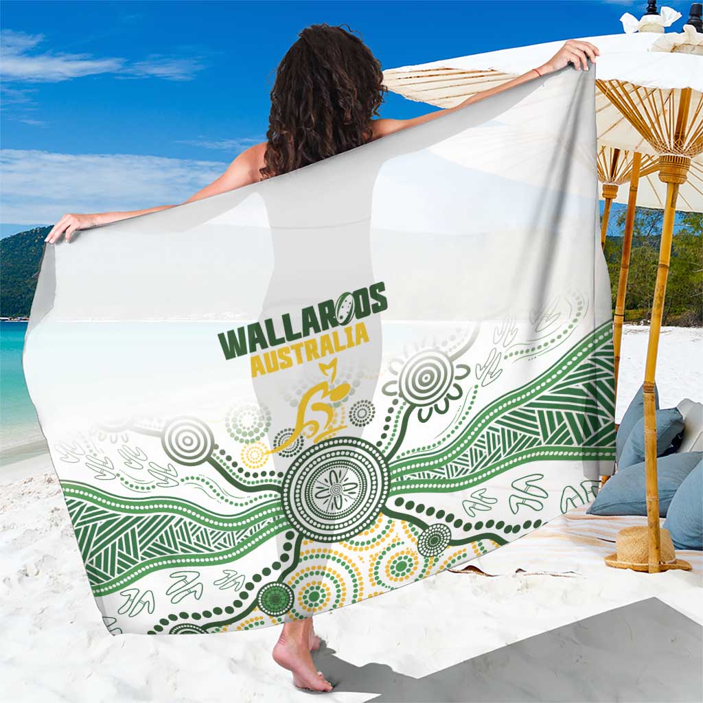 Australia Rugby Sarong 2025 Wallaroos Indigenous Art - Aussie Hoodie