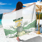 Australia Rugby Sarong 2025 Wallaroos Indigenous Art - Aussie Hoodie