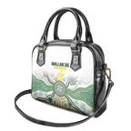 Australia Rugby Shoulder Handbag 2025 Wallaroos Indigenous Art - Aussie Hoodie