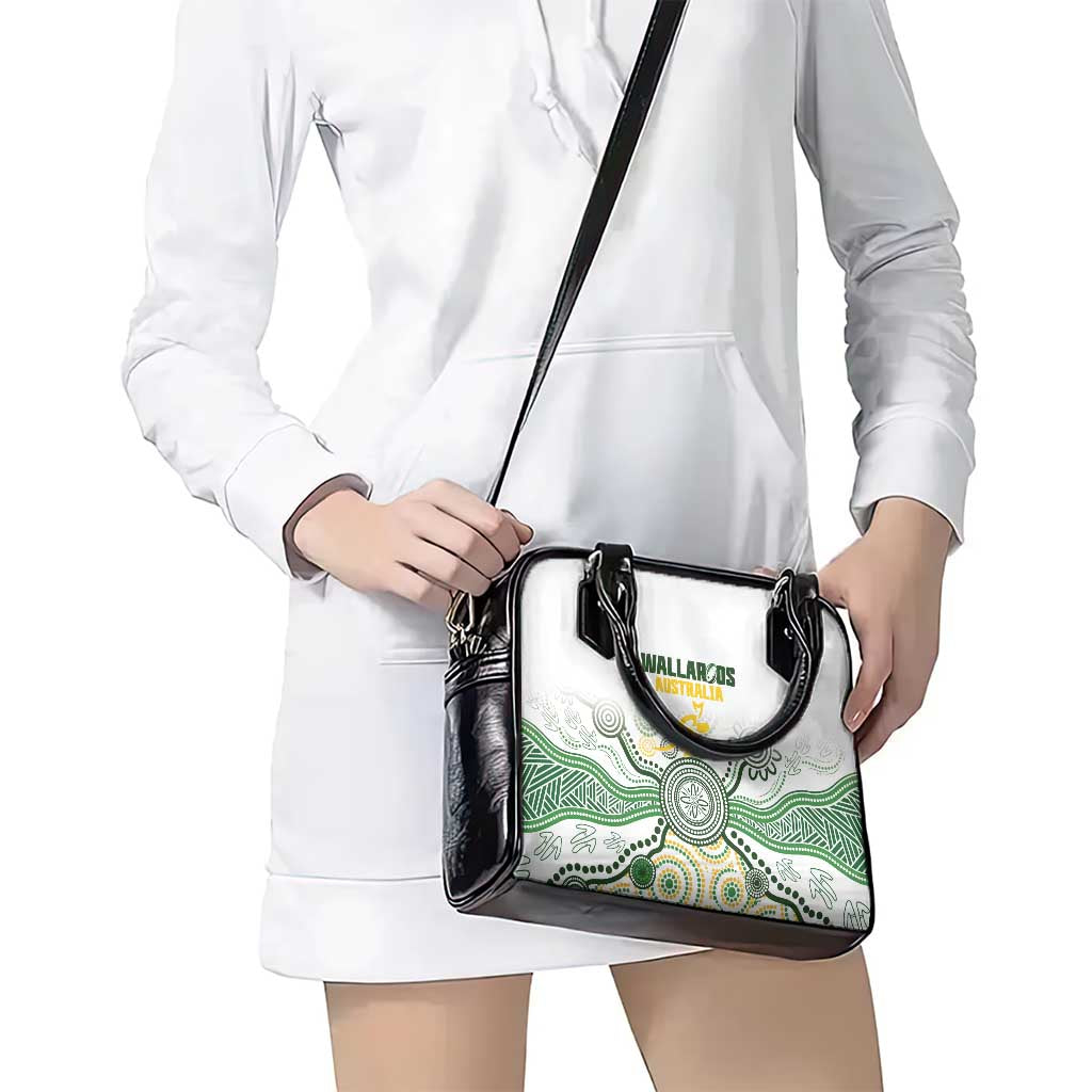 Australia Rugby Shoulder Handbag 2025 Wallaroos Indigenous Art - Aussie Hoodie