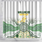 Australia Rugby Shower Curtain 2025 Wallaroos Indigenous Art - Aussie Hoodie