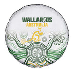 Australia Rugby Spare Tire Cover 2025 Wallaroos Indigenous Art - Aussie Hoodie
