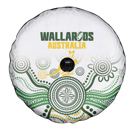 Australia Rugby Spare Tire Cover 2025 Wallaroos Indigenous Art - Aussie Hoodie