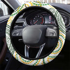 Australia Rugby Steering Wheel Cover 2025 Wallaroos Indigenous Art - Aussie Hoodie