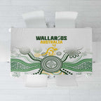Australia Rugby Tablecloth 2025 Wallaroos Indigenous Art - Aussie Hoodie