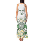 Australia Rugby Custom Tank Maxi Dress 2025 Wallaroos Indigenous Art - Aussie Hoodie