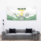 Australia Rugby Tapestry 2025 Wallaroos Indigenous Art - Aussie Hoodie