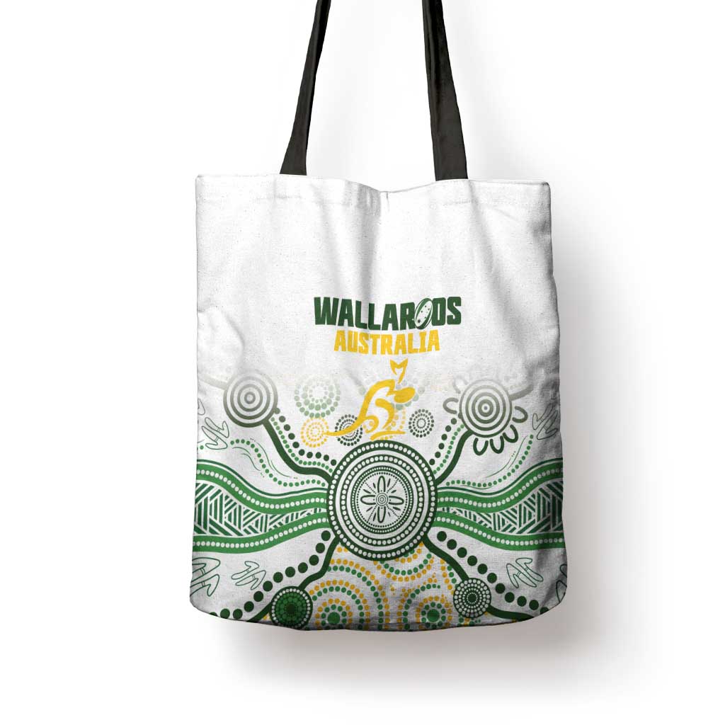 Australia Rugby Tote Bag 2025 Wallaroos Indigenous Art - Aussie Hoodie