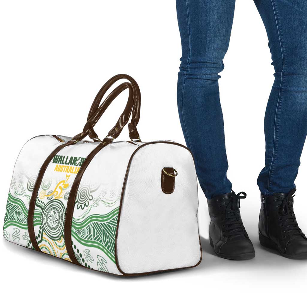 Australia Rugby Travel Bag 2025 Wallaroos Indigenous Art - Aussie Hoodie