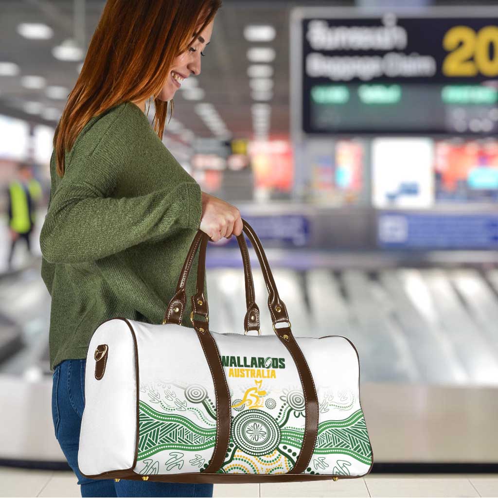 Australia Rugby Travel Bag 2025 Wallaroos Indigenous Art - Aussie Hoodie