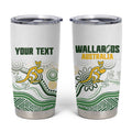Australia Rugby Custom Tumbler Cup 2025 Wallaroos Indigenous Art - Aussie Hoodie