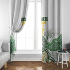 Australia Rugby Window Curtain 2025 Wallaroos Indigenous Art - Aussie Hoodie