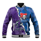 Storm And Knights Rugby Custom Baseball Jacket Dynamic Style