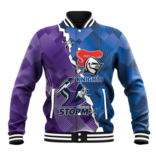 Storm And Knights Rugby Custom Baseball Jacket Dynamic Style