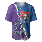 Storm And Knights Rugby Custom Baseball Jersey Dynamic Style