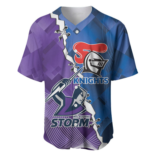 Storm And Knights Rugby Custom Baseball Jersey Dynamic Style
