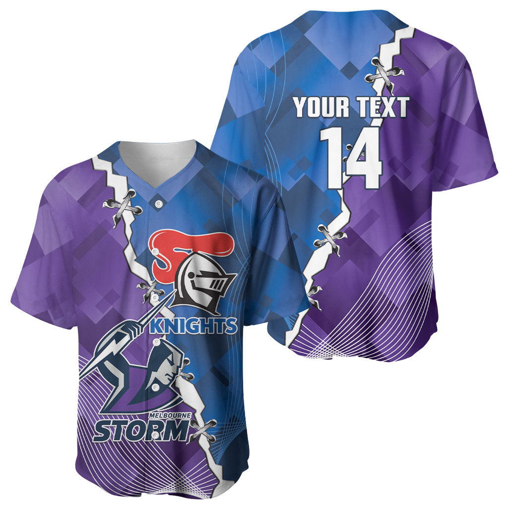 Storm And Knights Rugby Custom Baseball Jersey Dynamic Style
