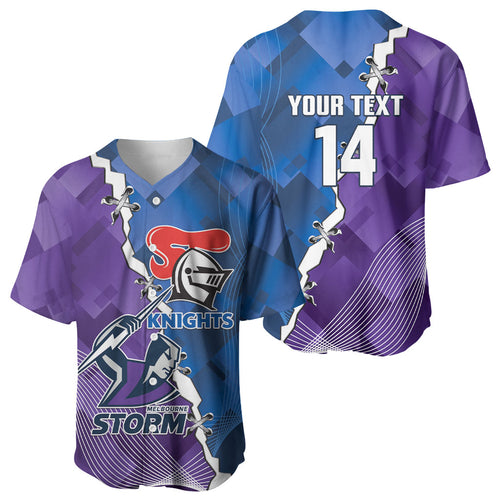Storm And Knights Rugby Custom Baseball Jersey Dynamic Style