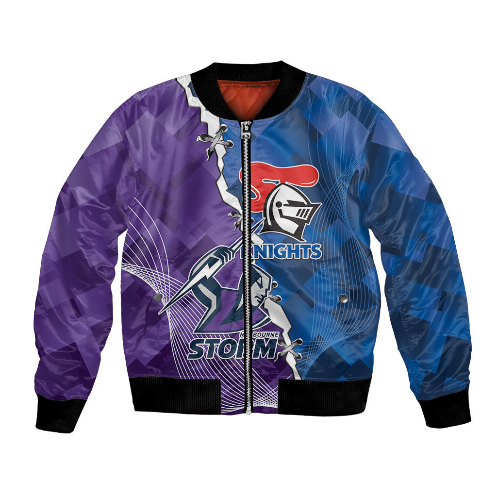 Storm And Knights Rugby Custom Bomber Jacket Dynamic Style