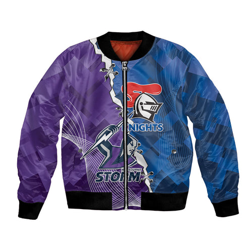 Storm And Knights Rugby Custom Bomber Jacket Dynamic Style