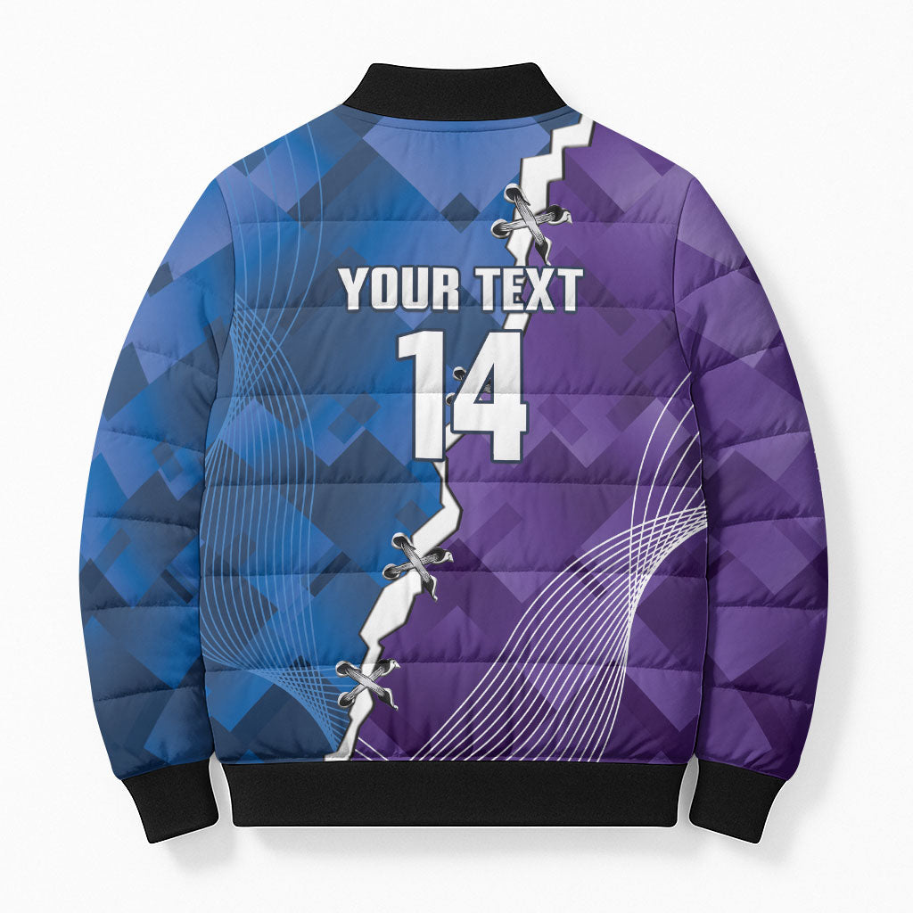 Storm And Knights Rugby Custom Bomber Puffer Jacket Dynamic Style