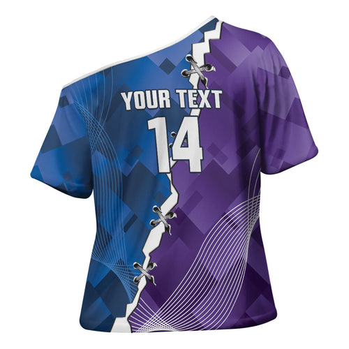 Storm And Knights Rugby Custom Cross Shoulder Shirt Dynamic Style