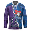 Storm And Knights Rugby Custom Hockey Jersey Dynamic Style