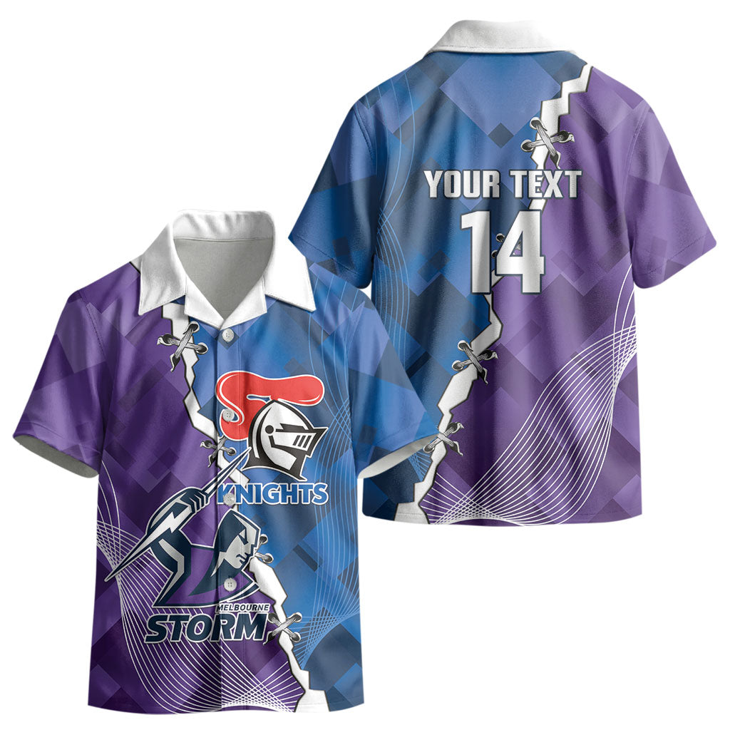 Storm And Knights Rugby Custom Kid Hawaiian Shirt Dynamic Style