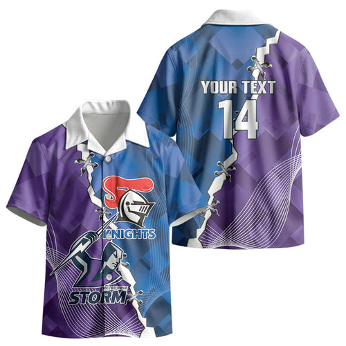Storm And Knights Rugby Custom Kid Hawaiian Shirt Dynamic Style