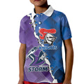 Storm And Knights Rugby Custom Kid Polo Shirt Dynamic Style