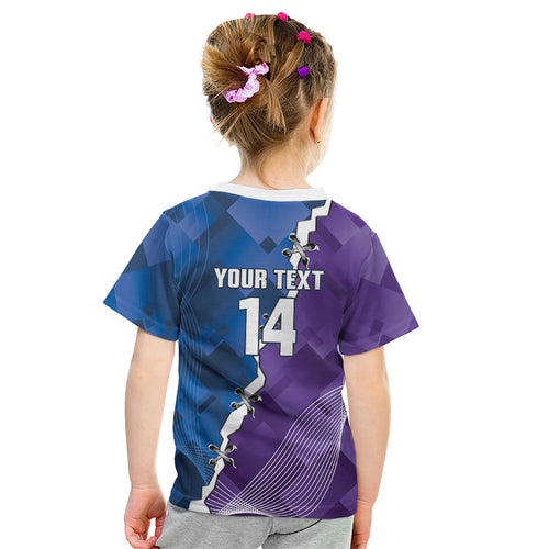 Storm And Knights Rugby Custom Kid T Shirt Dynamic Style