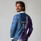 Storm And Knights Rugby Custom Long Sleeve Polo Shirt Dynamic Style