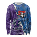 Storm And Knights Rugby Custom Long Sleeve Shirt Dynamic Style