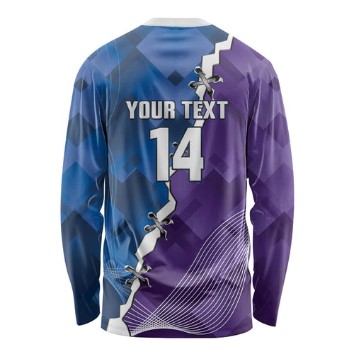 Storm And Knights Rugby Custom Long Sleeve Shirt Dynamic Style