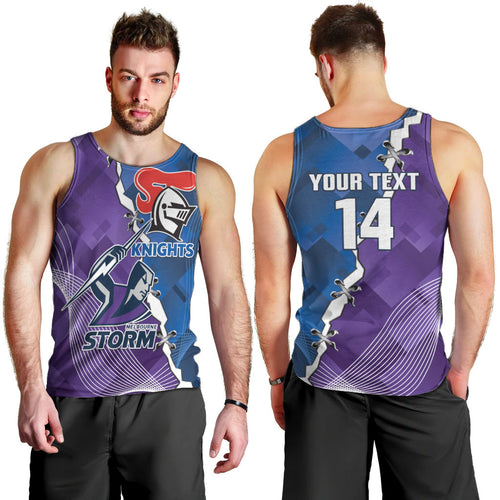 Storm And Knights Rugby Custom Men Tank Top Dynamic Style