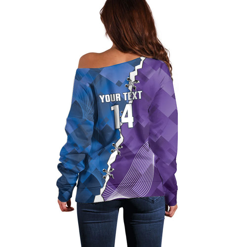 Storm And Knights Rugby Custom Off Shoulder Sweater Dynamic Style