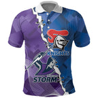 Storm And Knights Rugby Custom Polo Shirt Dynamic Style