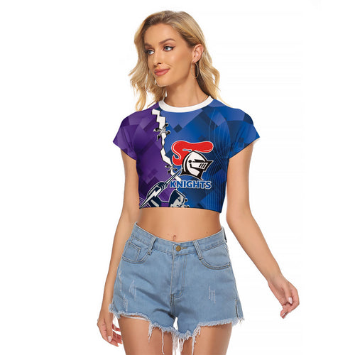 Storm And Knights Rugby Custom Raglan Cropped T Shirt Dynamic Style