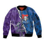 Storm And Knights Rugby Custom Sleeve Zip Bomber Jacket Dynamic Style