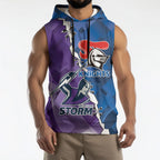 Storm And Knights Rugby Custom Sleeveless Hoodie Dynamic Style