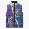 Storm And Knights Rugby Custom Sleeveless Puffer Jacket Dynamic Style