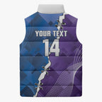 Storm And Knights Rugby Custom Sleeveless Puffer Jacket Dynamic Style