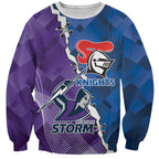 Storm And Knights Rugby Custom Sweatshirt Dynamic Style