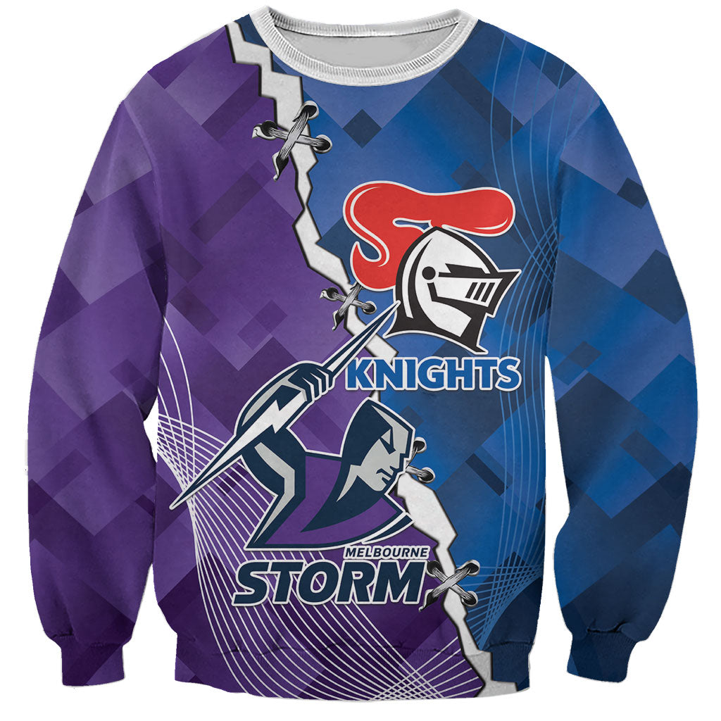 Storm And Knights Rugby Custom Sweatshirt Dynamic Style