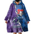 Storm And Knights Rugby Custom Wearable Blanket Hoodie Dynamic Style