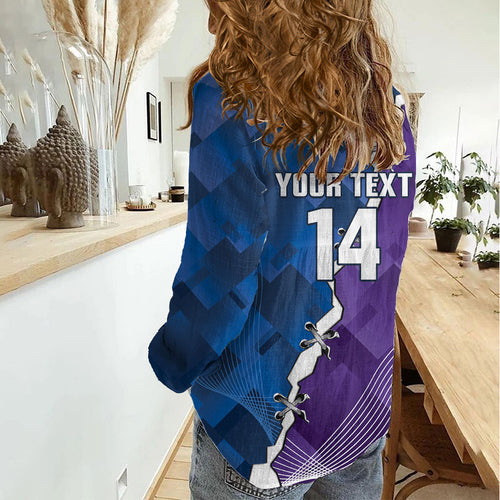 Storm And Knights Rugby Custom Women Casual Shirt Dynamic Style