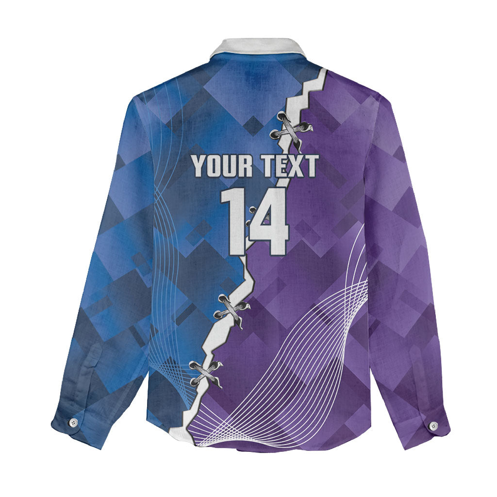 Storm And Knights Rugby Custom Women Casual Shirt Dynamic Style